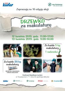 Wiosenna edycja akcji „Drzewko za makulaturę”