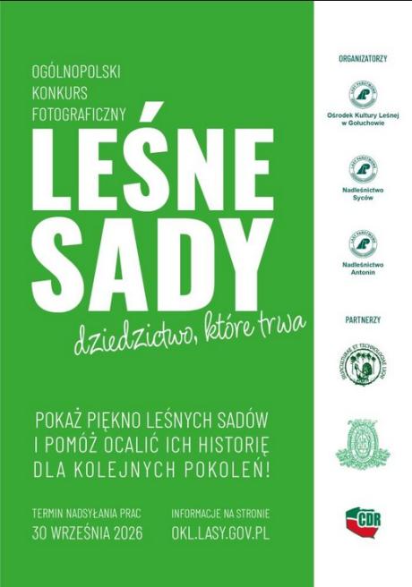 Ogólnopolski konkurs fotograficzny "Leśne sady-dziedzictwo, które trwa"